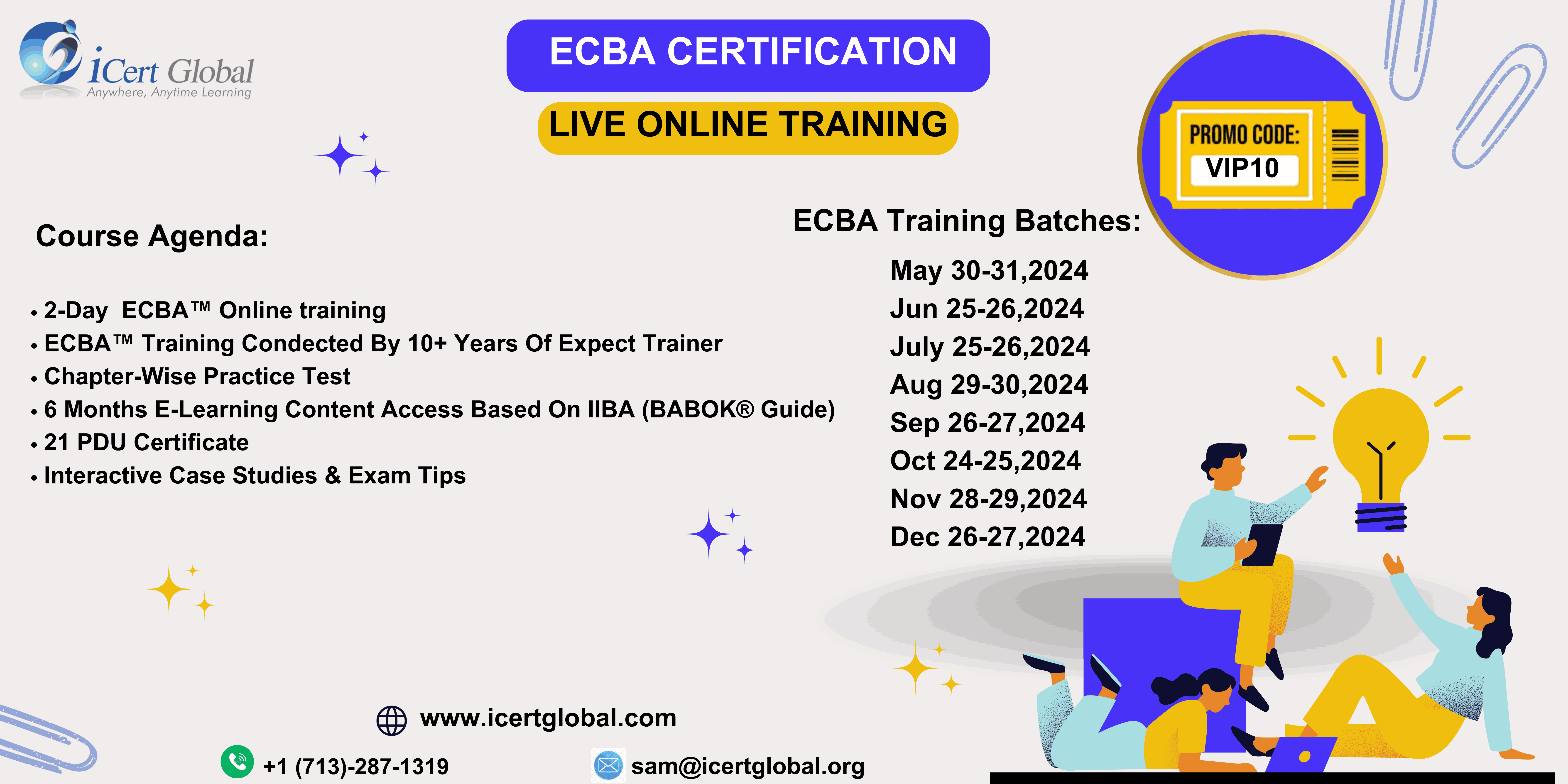 ECBA Online Live Interactive Training Course